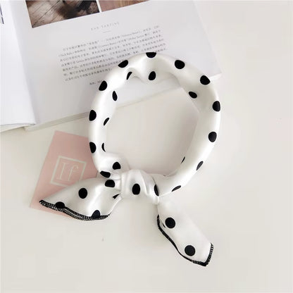 Hair Scarf Tie Animal Print Luxury Satin Small/Square/Silk/Neck/Ring/Scarf Winter Head Scarf for Wome Neckerchief Fashion 2020